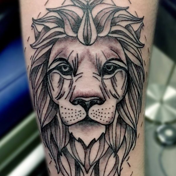 Lion3 by Bram@bloodlineTattoo.nl